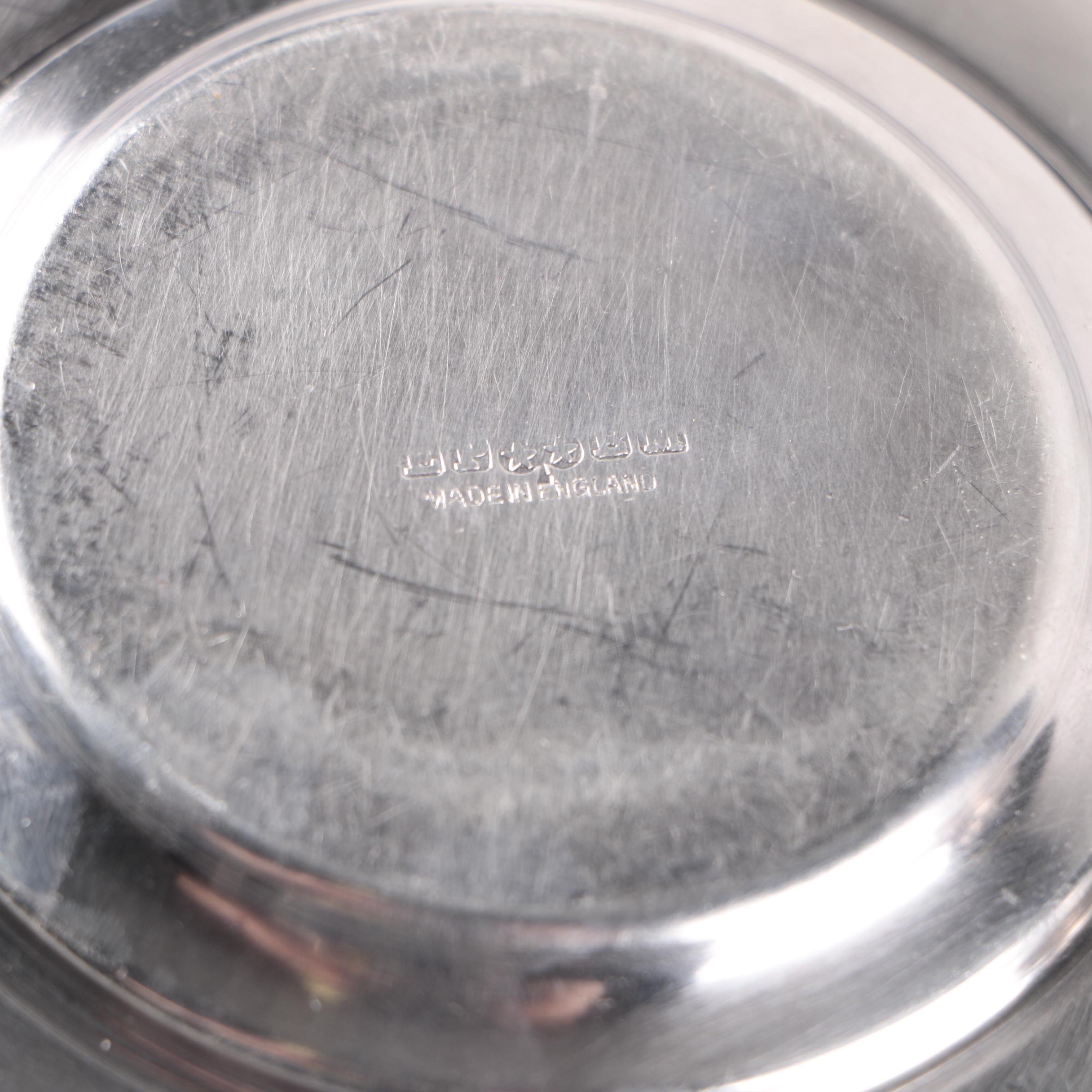 Barker Brothers English Silver Plate Creamer and Saucer