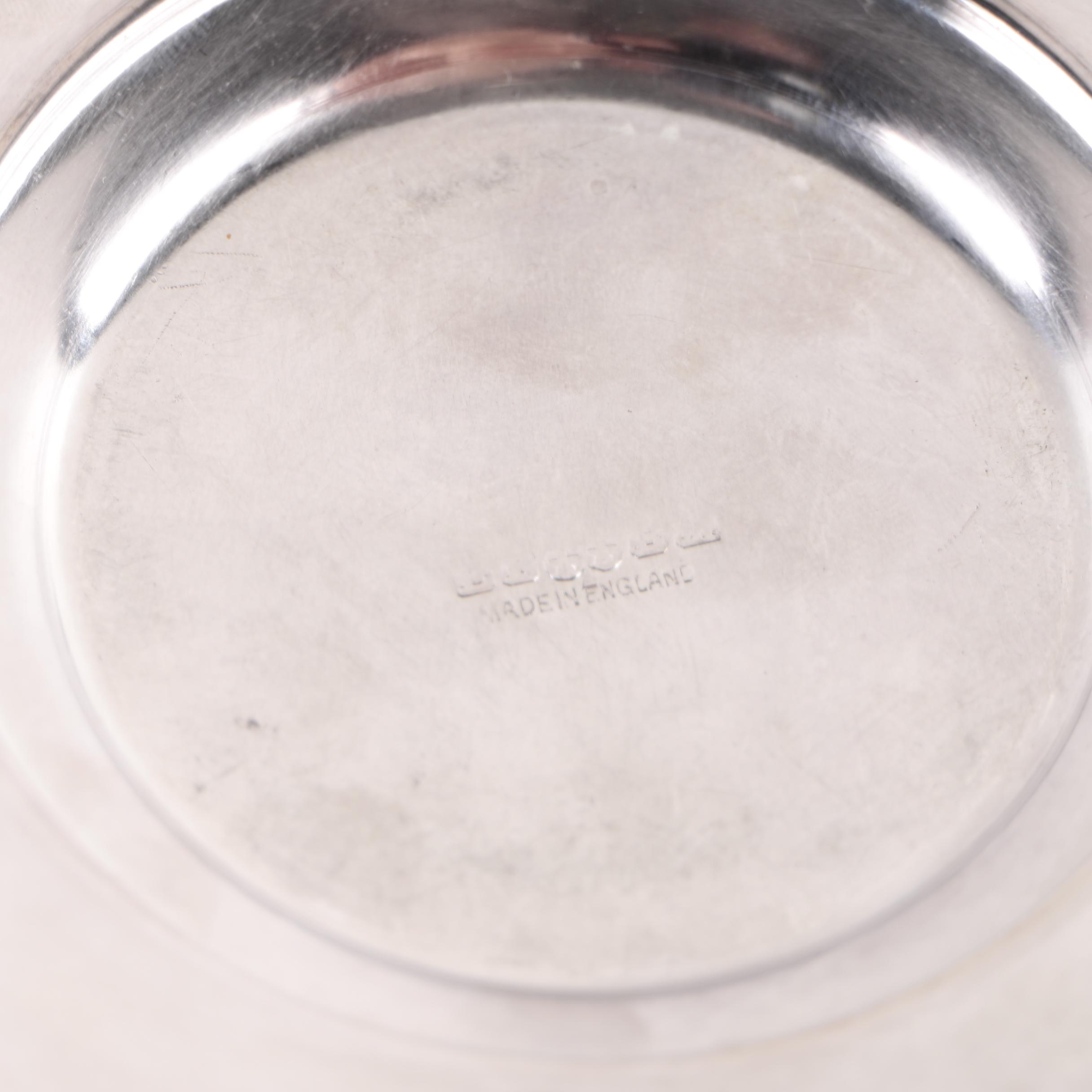 Barker Brothers English Silver Plate Creamer and Saucer