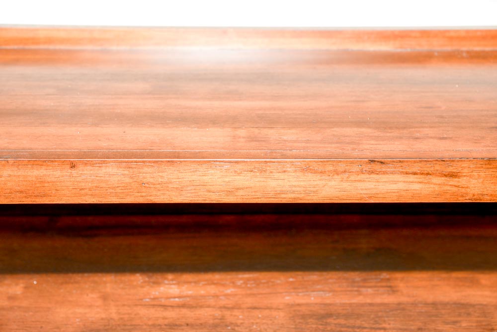 Six-Shelf Wooden Bookcase