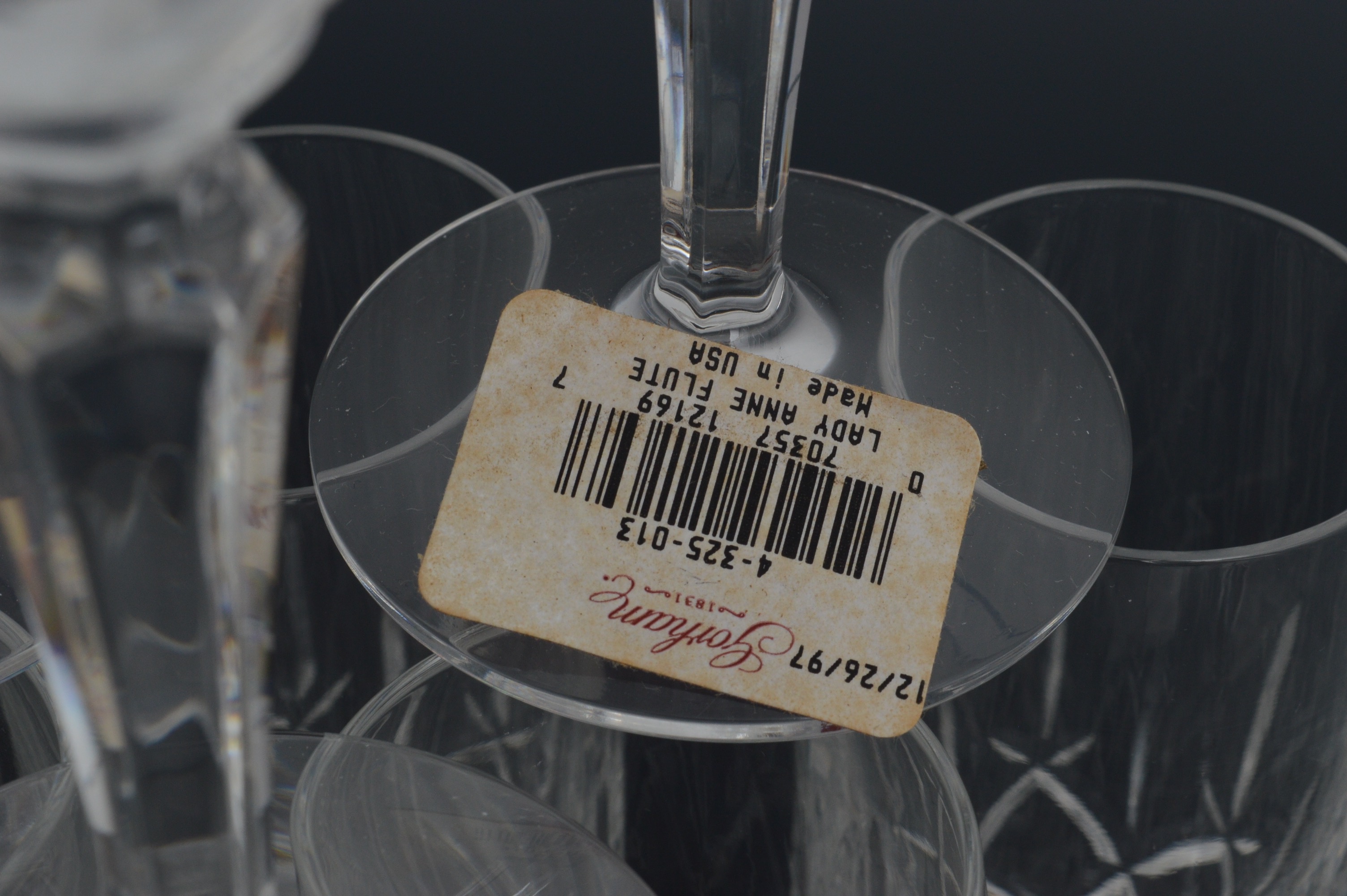 Gorham Crystal Stemware "Lady Anne"