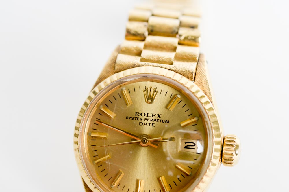 18K Rolex President Watch