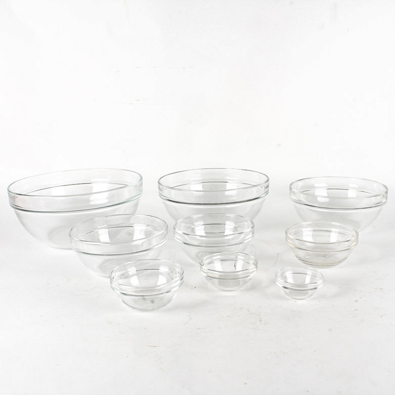 Arc International Luminarc Mixing and Prep Glass Bowls Set