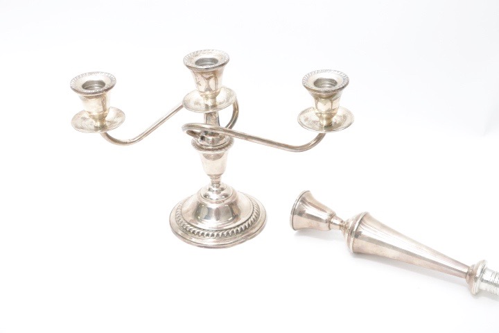 International Silver Co. Weighted Sterling Candelabras