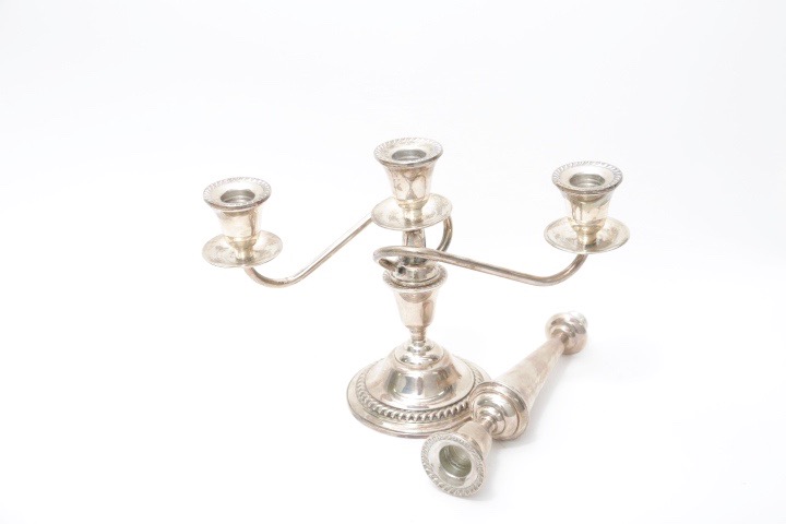 International Silver Co. Weighted Sterling Candelabras