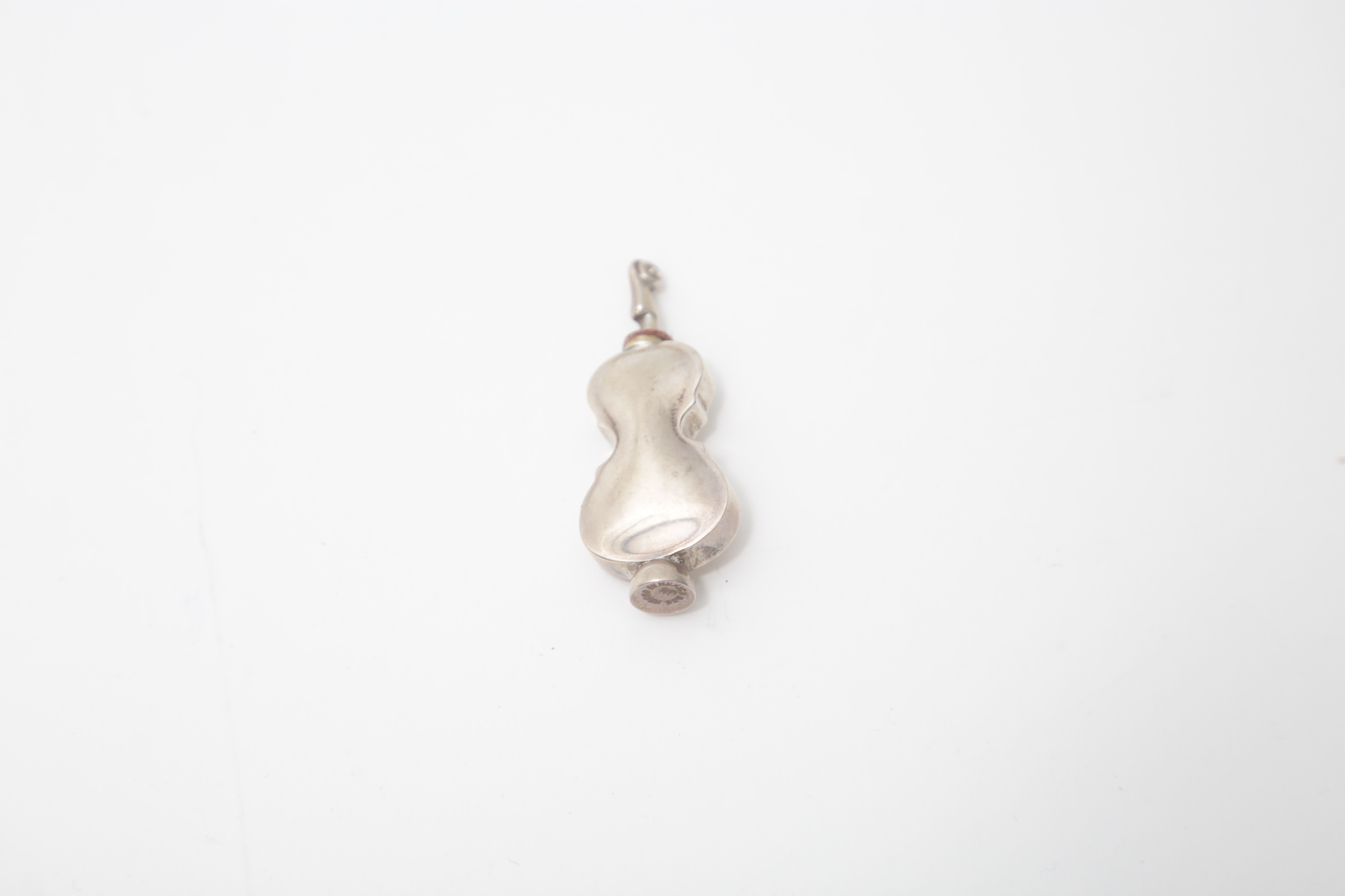 Mexican Sterling Perfume Bottle with Silver Plate Funnel