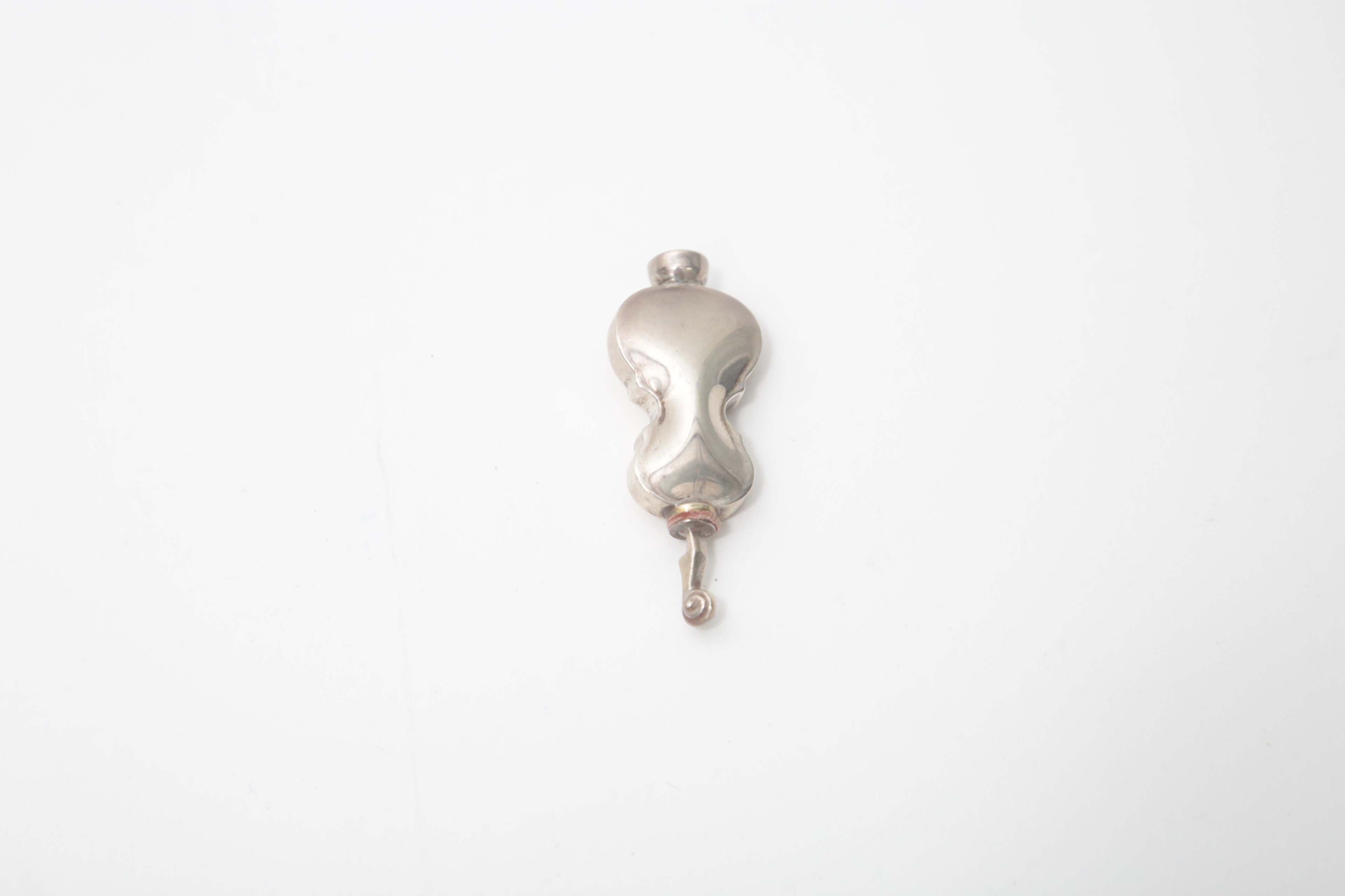 Mexican Sterling Perfume Bottle with Silver Plate Funnel