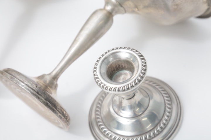 Weighted Sterling Tableware Featuring Watrous