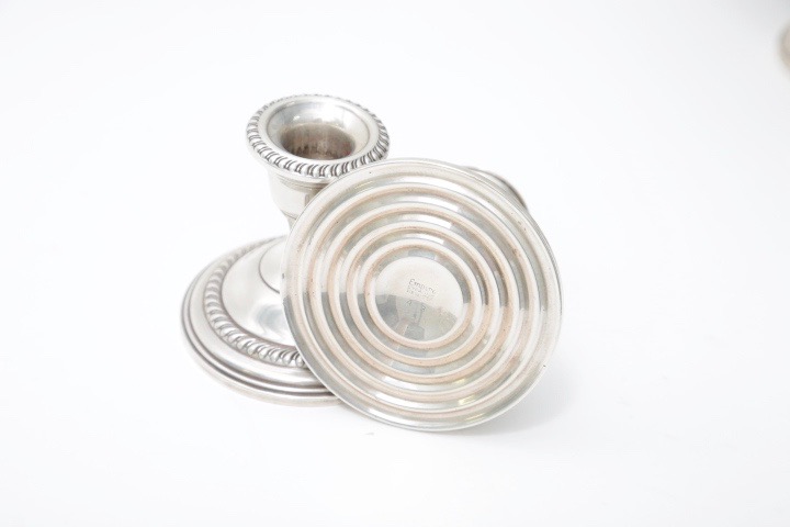 Weighted Sterling Tableware Featuring Watrous