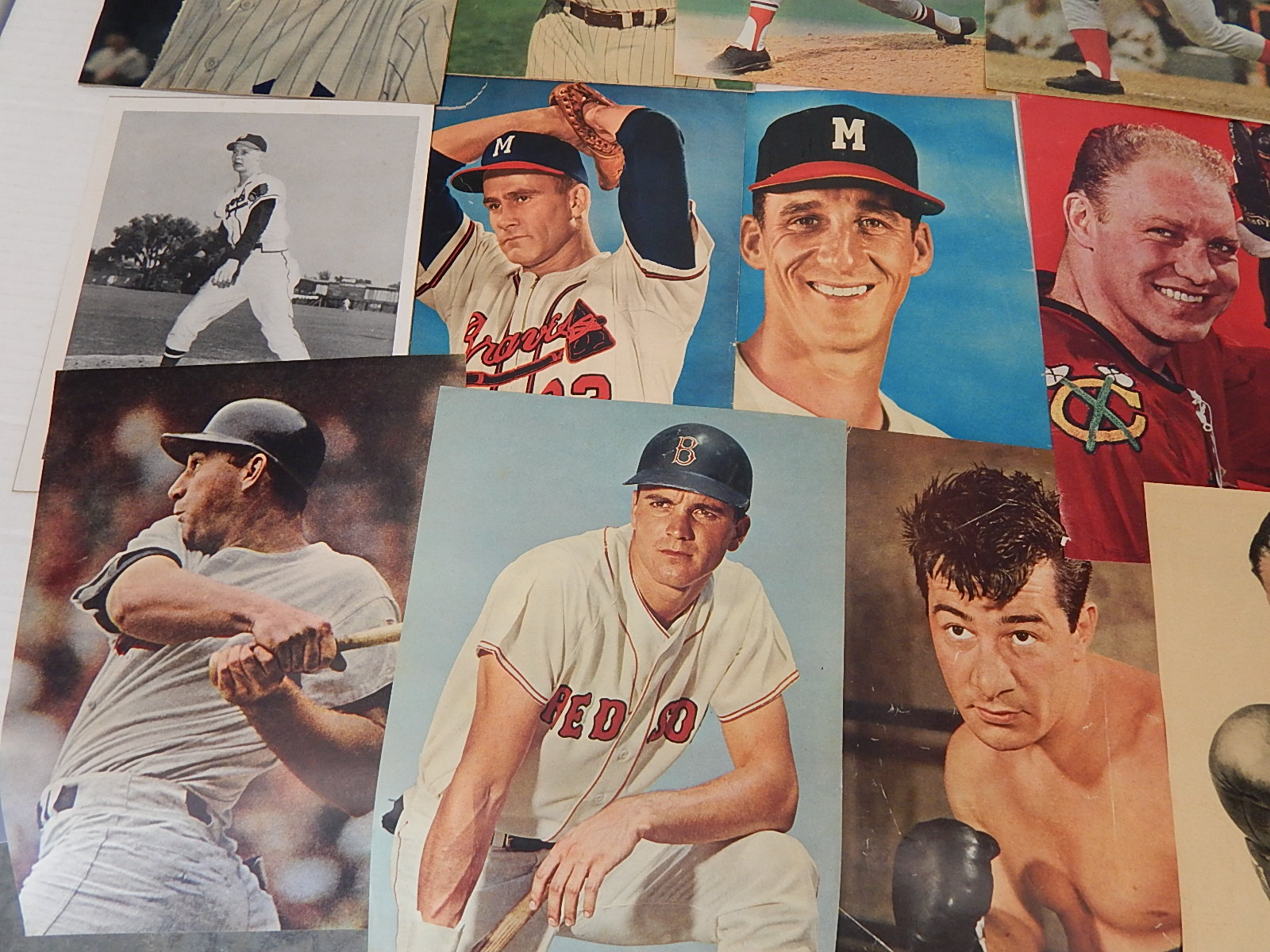 1960s Sports Photo Cutouts from Premiums