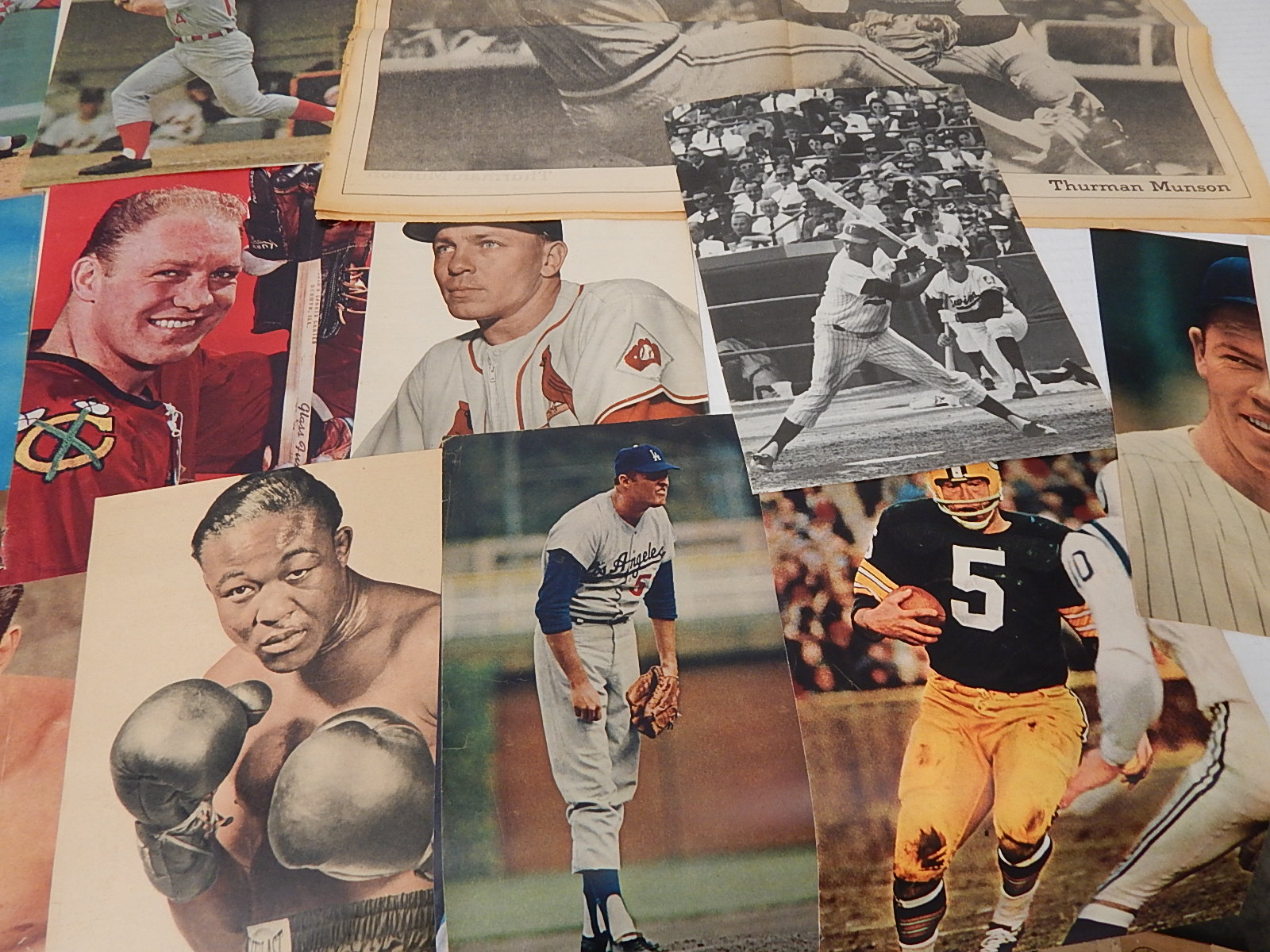 1960s Sports Photo Cutouts from Premiums