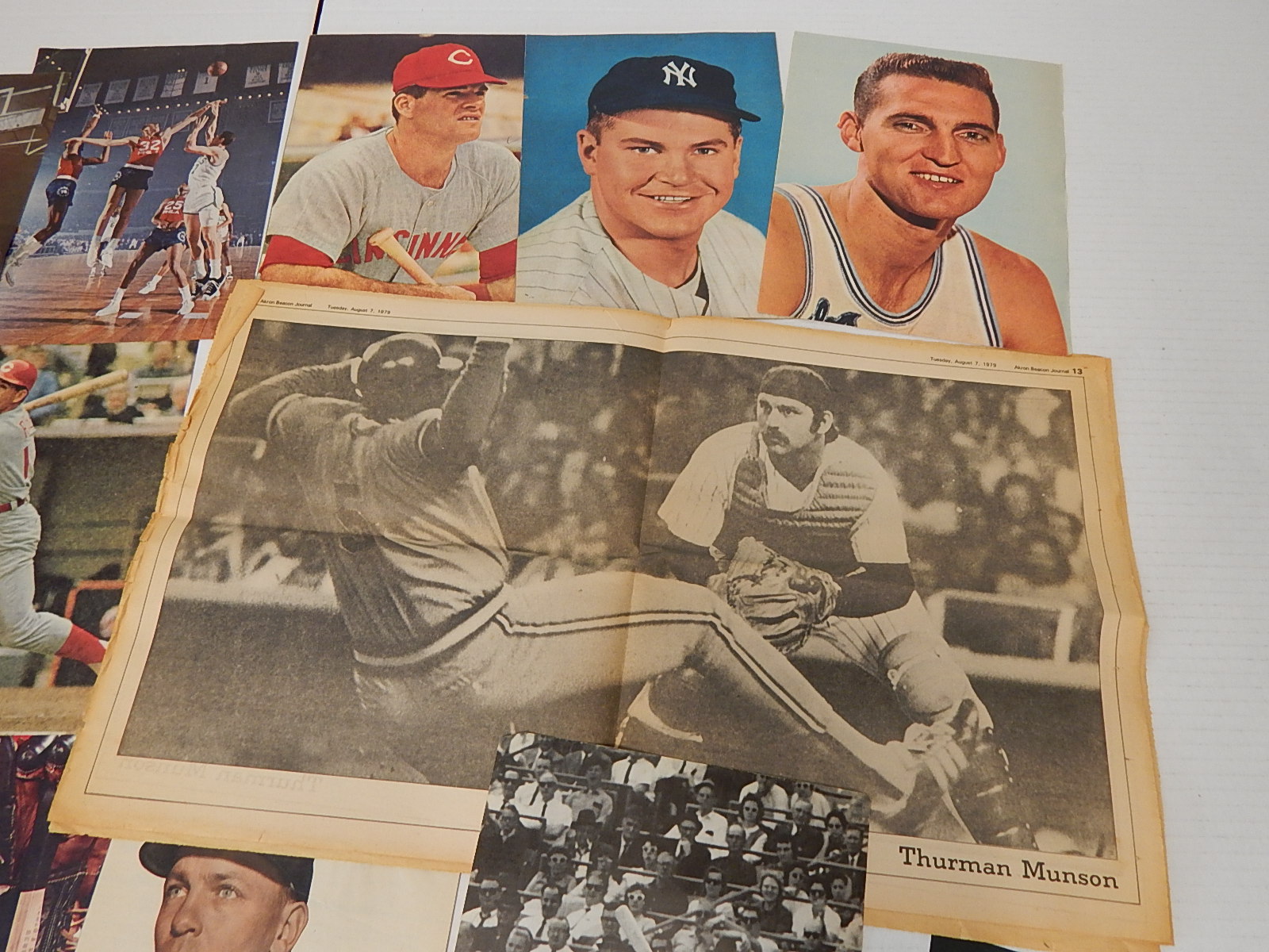 1960s Sports Photo Cutouts from Premiums