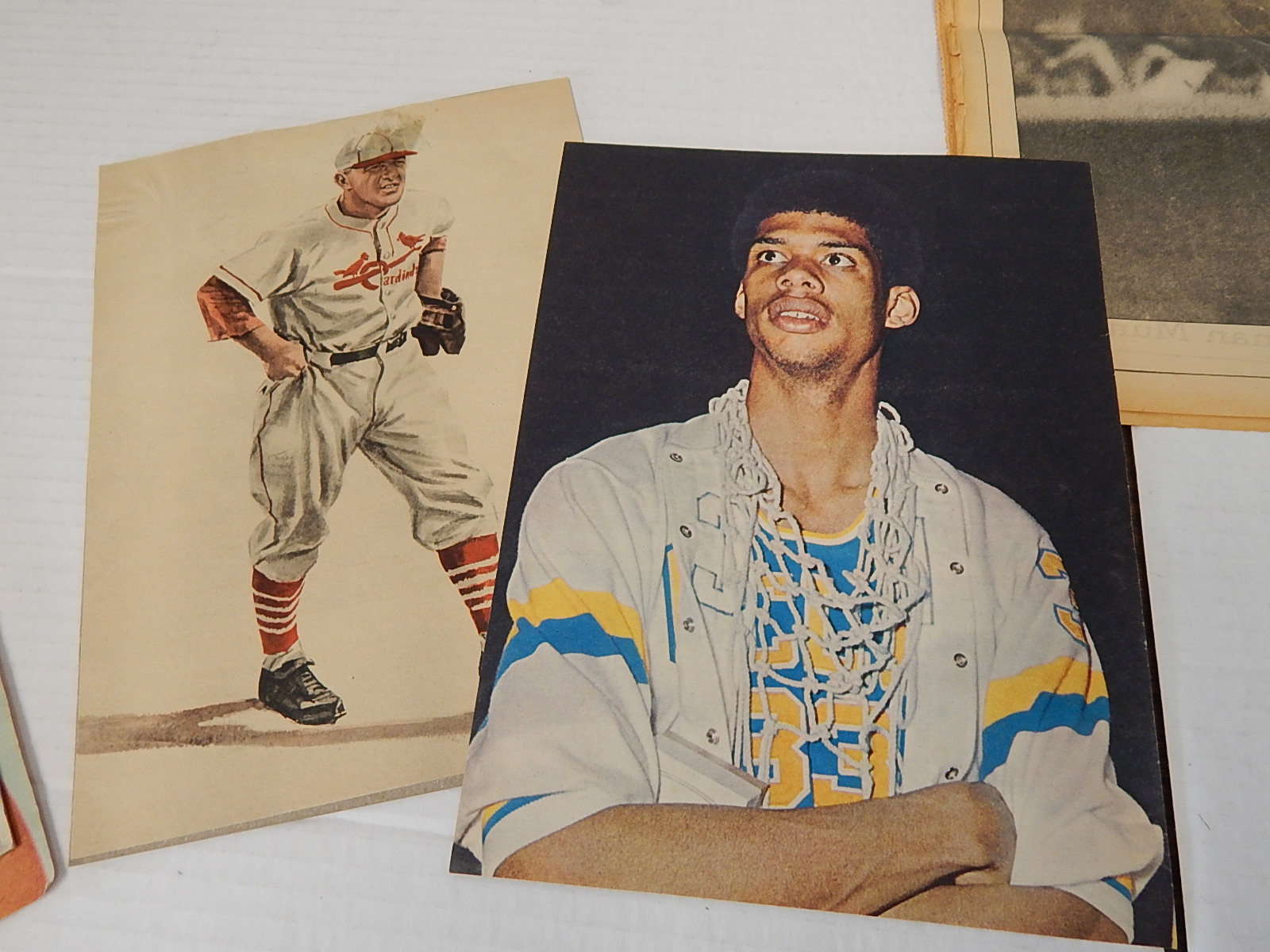 1960s Sports Photo Cutouts from Premiums