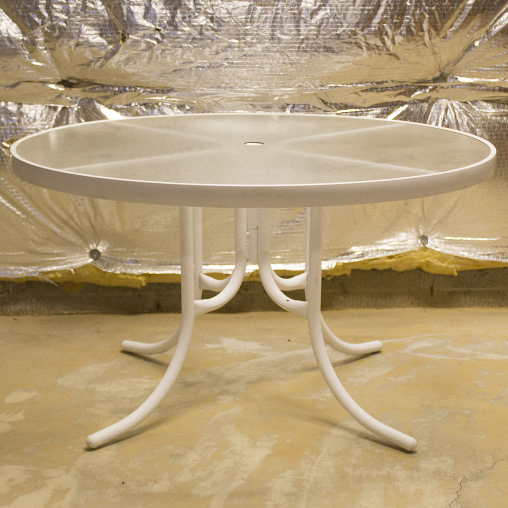 Glass Top Patio Table