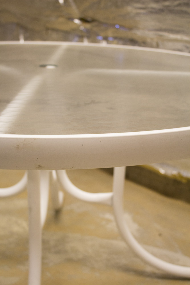 Glass Top Patio Table