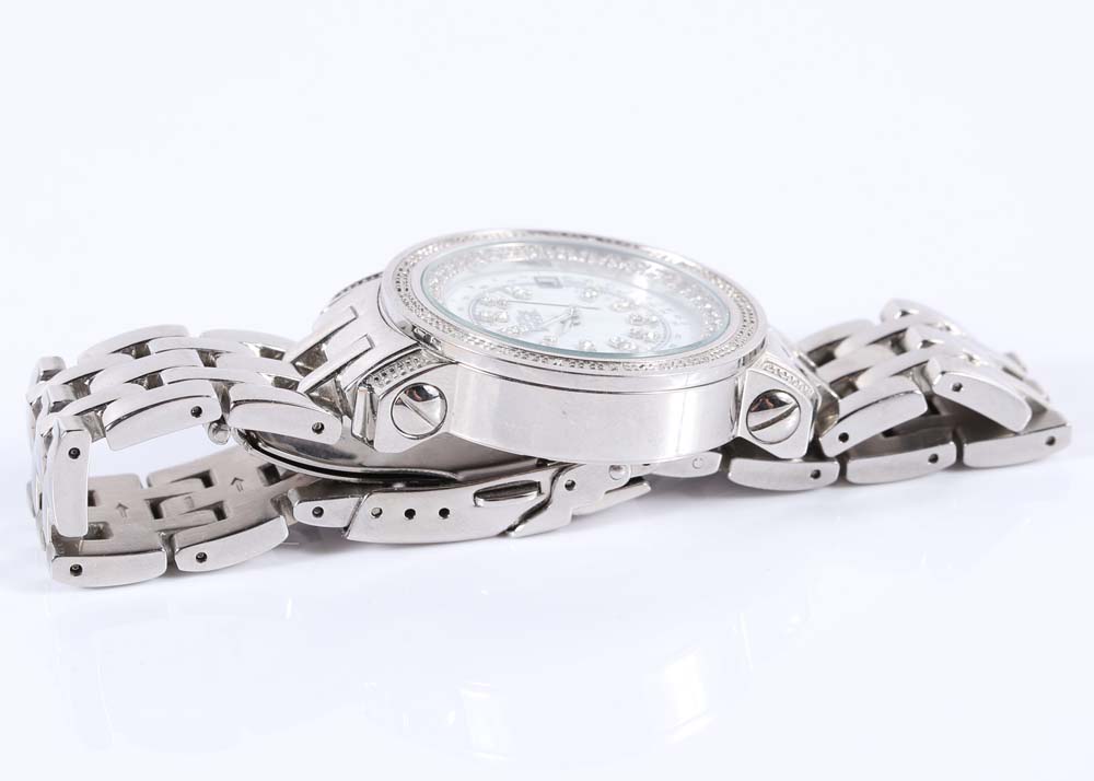 Freeze Diamond Stainless Steel Watch