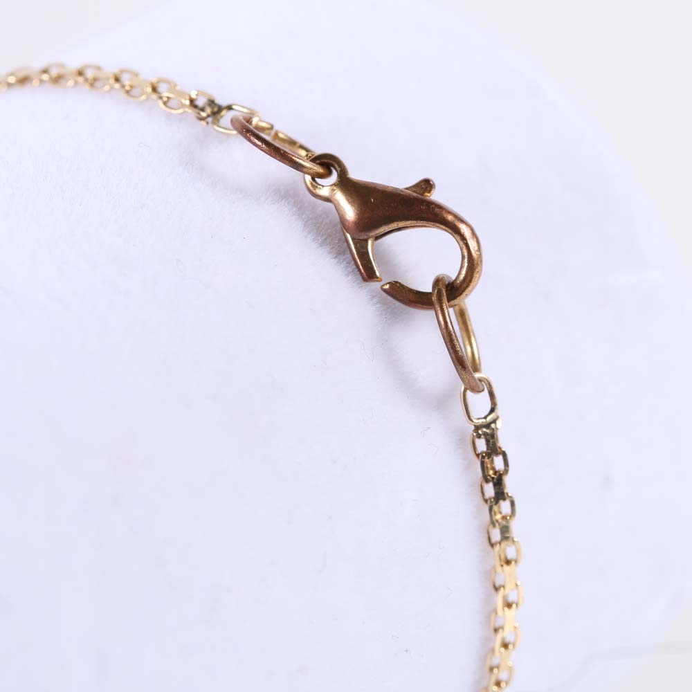 14K Gold Black Onyx and Diamond Bracelet