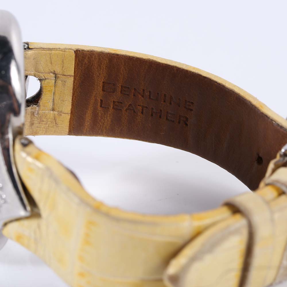 Stainless Steel Gruvelli Heart-Shaped Diamond Watch