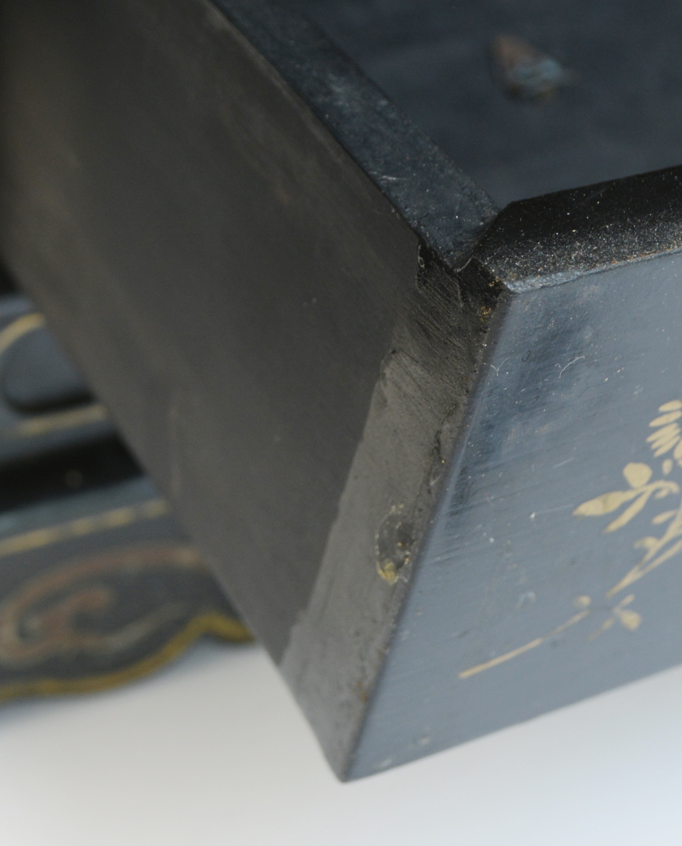 Chinoiserie Black Lacquer Jewelry Box