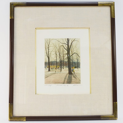 Harold Altman "November 1984 III" Artist Proof Lithograph