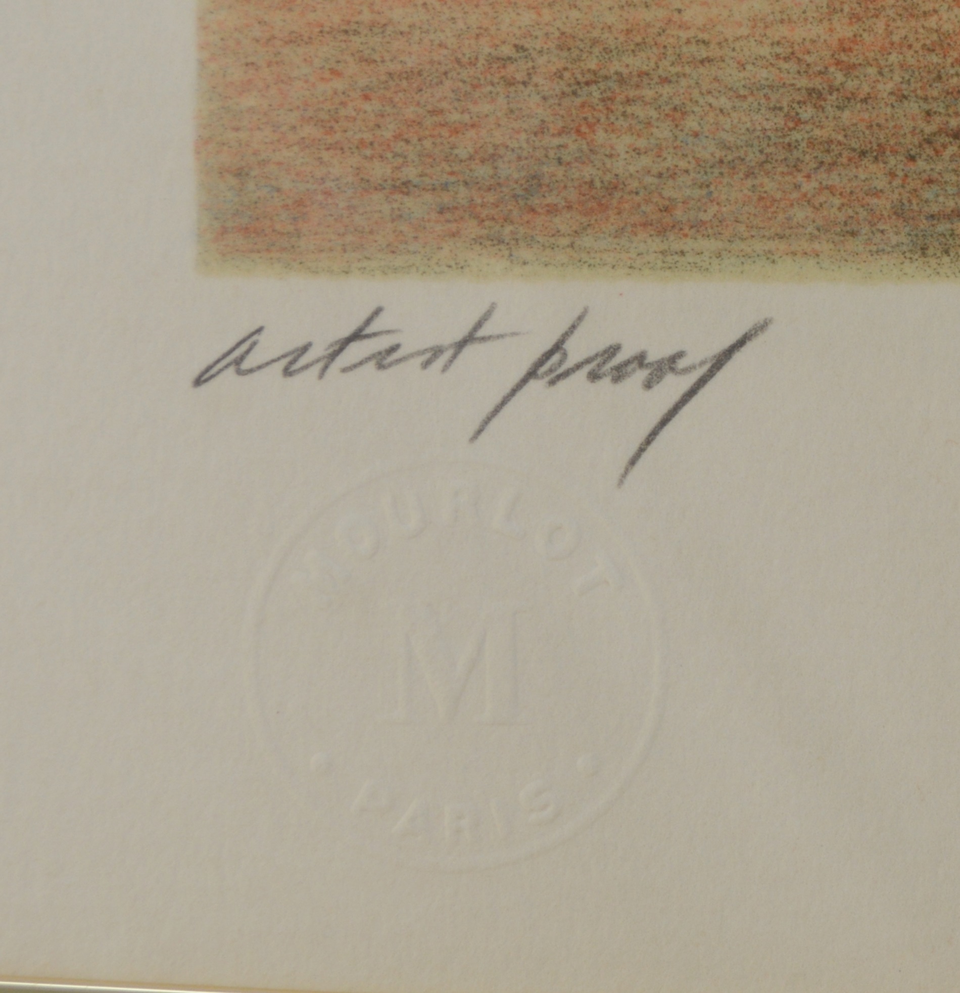 Harold Altman "November 1984 III" Artist Proof Lithograph