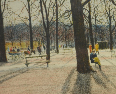 Harold Altman "November 1984 III" Artist Proof Lithograph