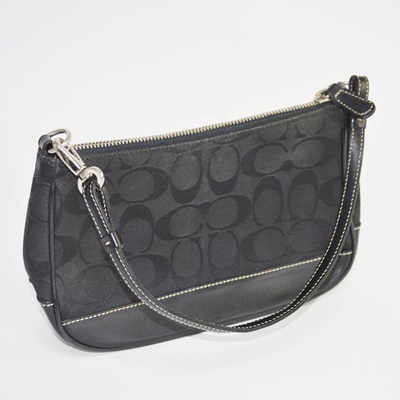 Coach Signature Demi Pouch Baguette Handbag