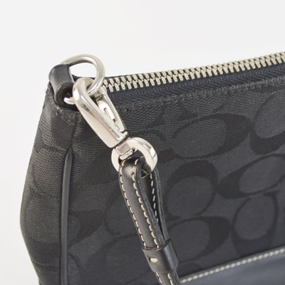 Coach Signature Demi Pouch Baguette Handbag