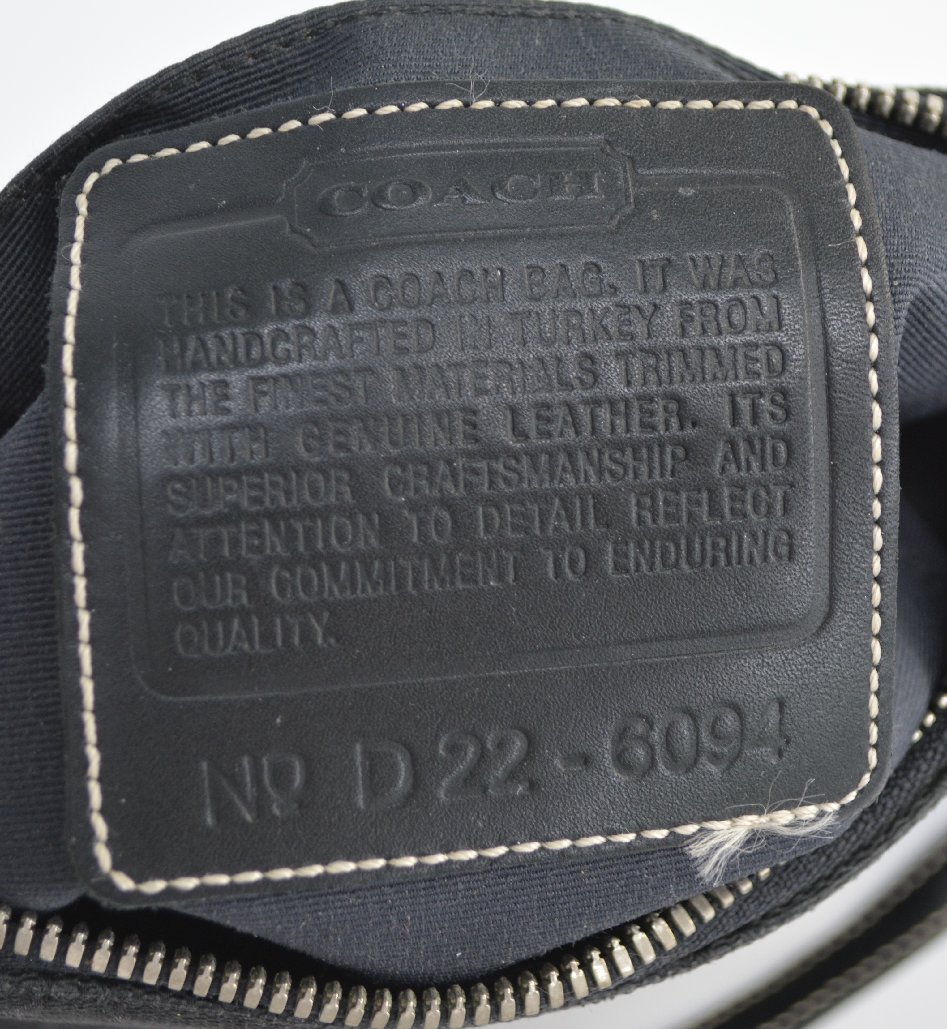 Coach Signature Demi Pouch Baguette Handbag