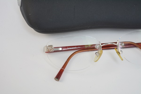 Chanel Eyeglass Frames and Chanel Hard Case