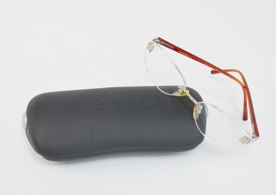 Chanel Eyeglass Frames and Chanel Hard Case