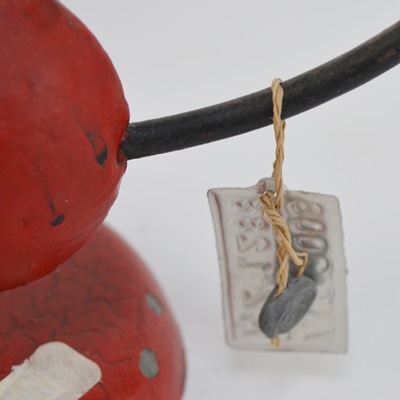 Red Metal Balanced Airplane