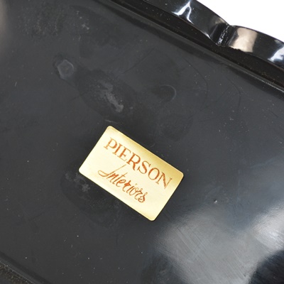 Korean Black Lacquer Jewelry Chest