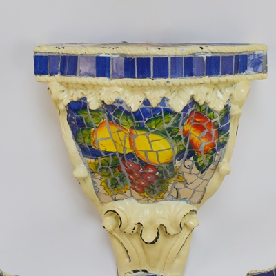 Four Mosaic Corbell Wall Shelves