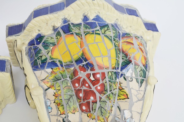 Four Mosaic Corbell Wall Shelves