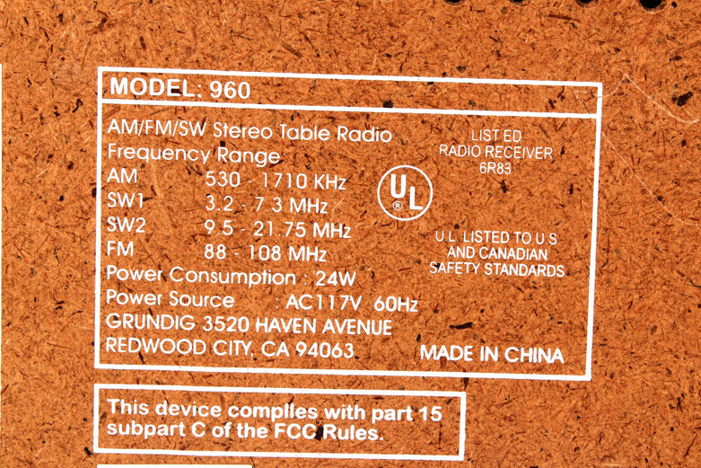 Grundig Classic Vintage Style Radio