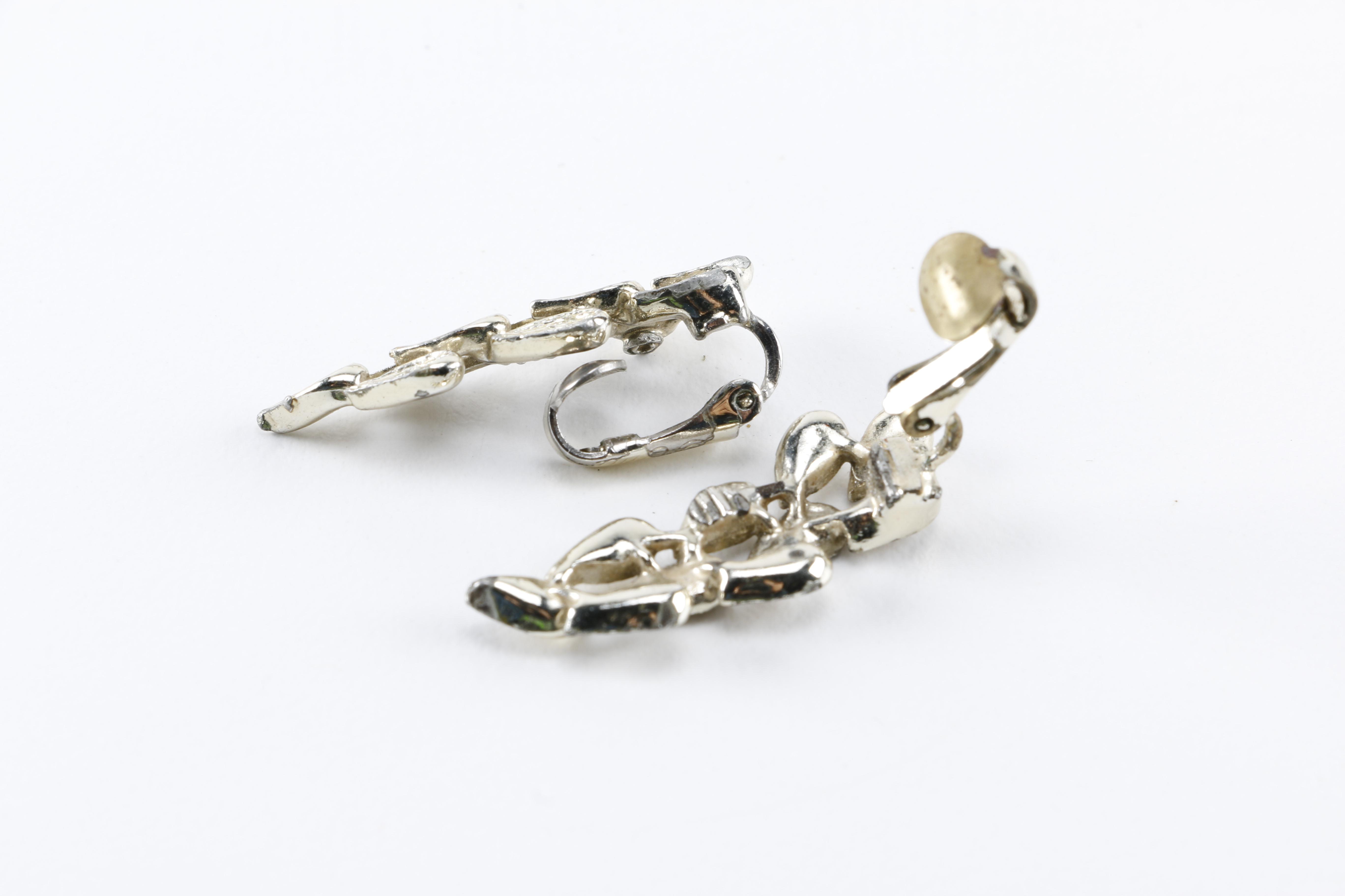 Costume Jewelry Including Faux Pearls and Rhinestones