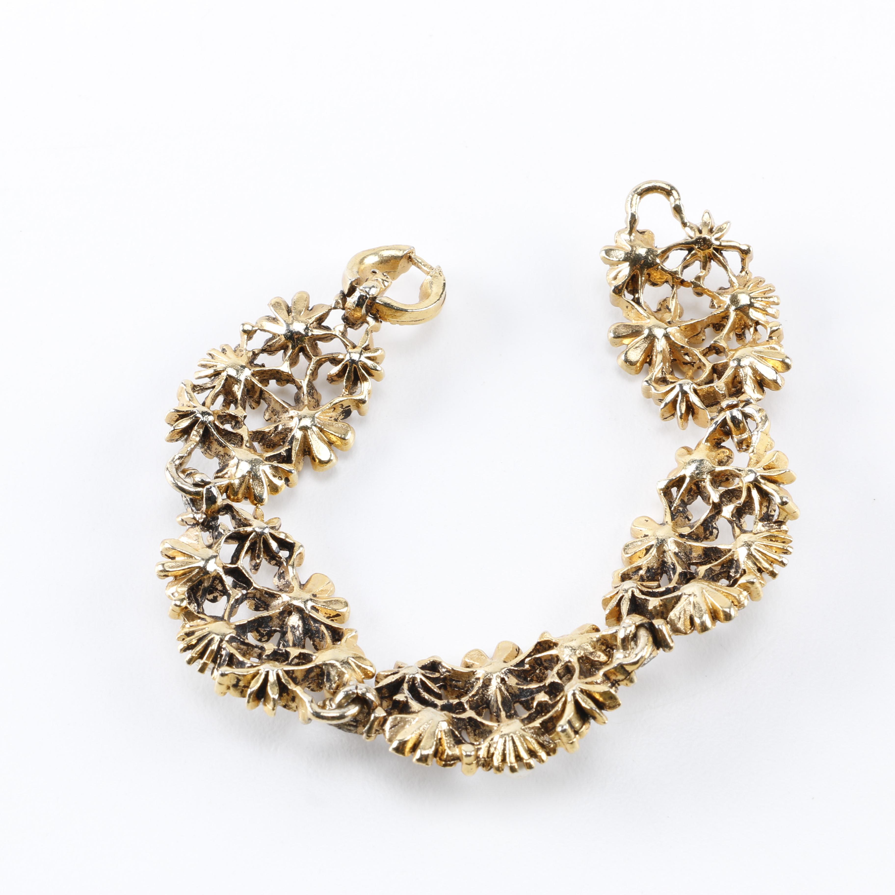 Costume Jewelry Including Faux Pearls and Rhinestones