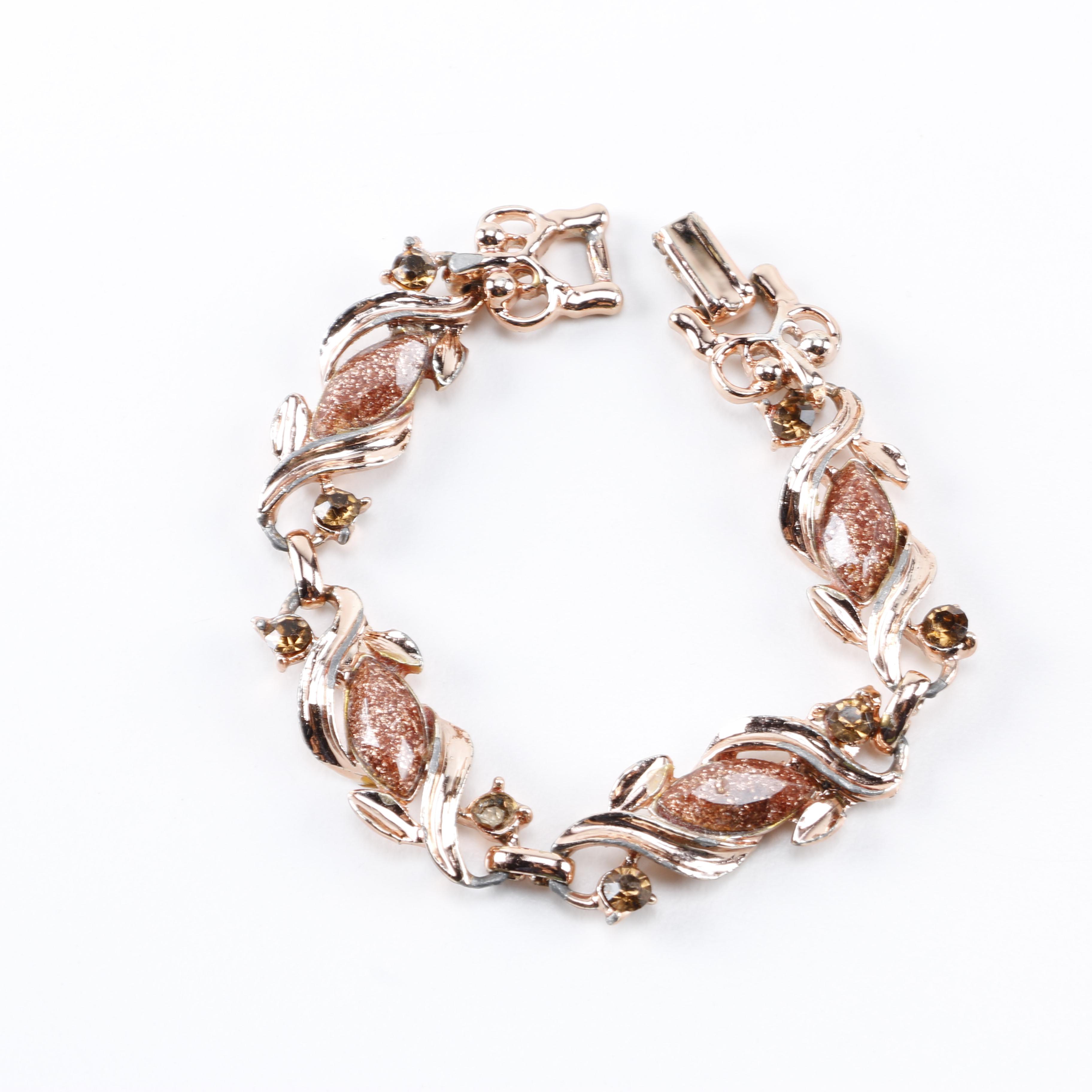 Costume Jewelry Including Faux Pearls and Rhinestones