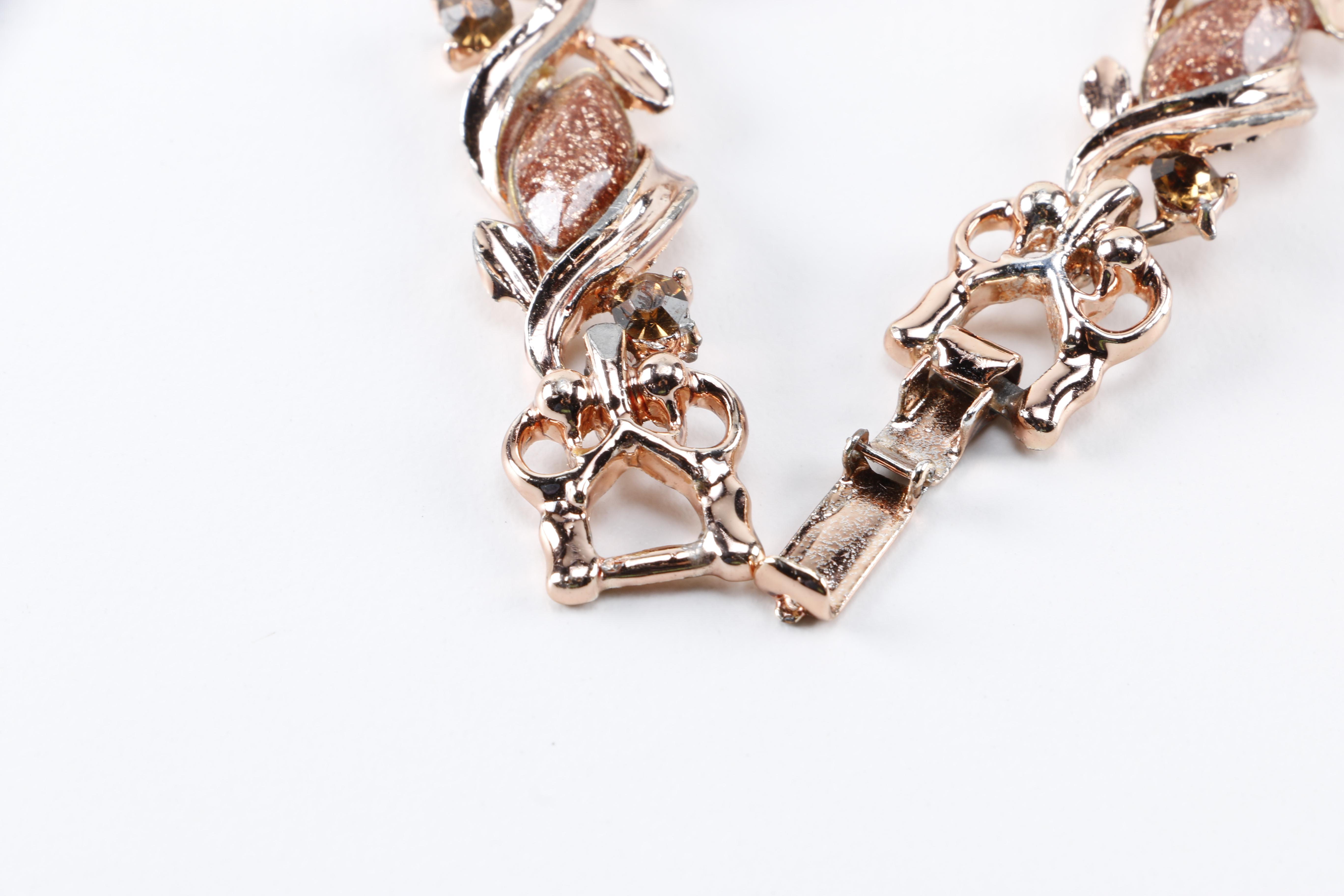 Costume Jewelry Including Faux Pearls and Rhinestones