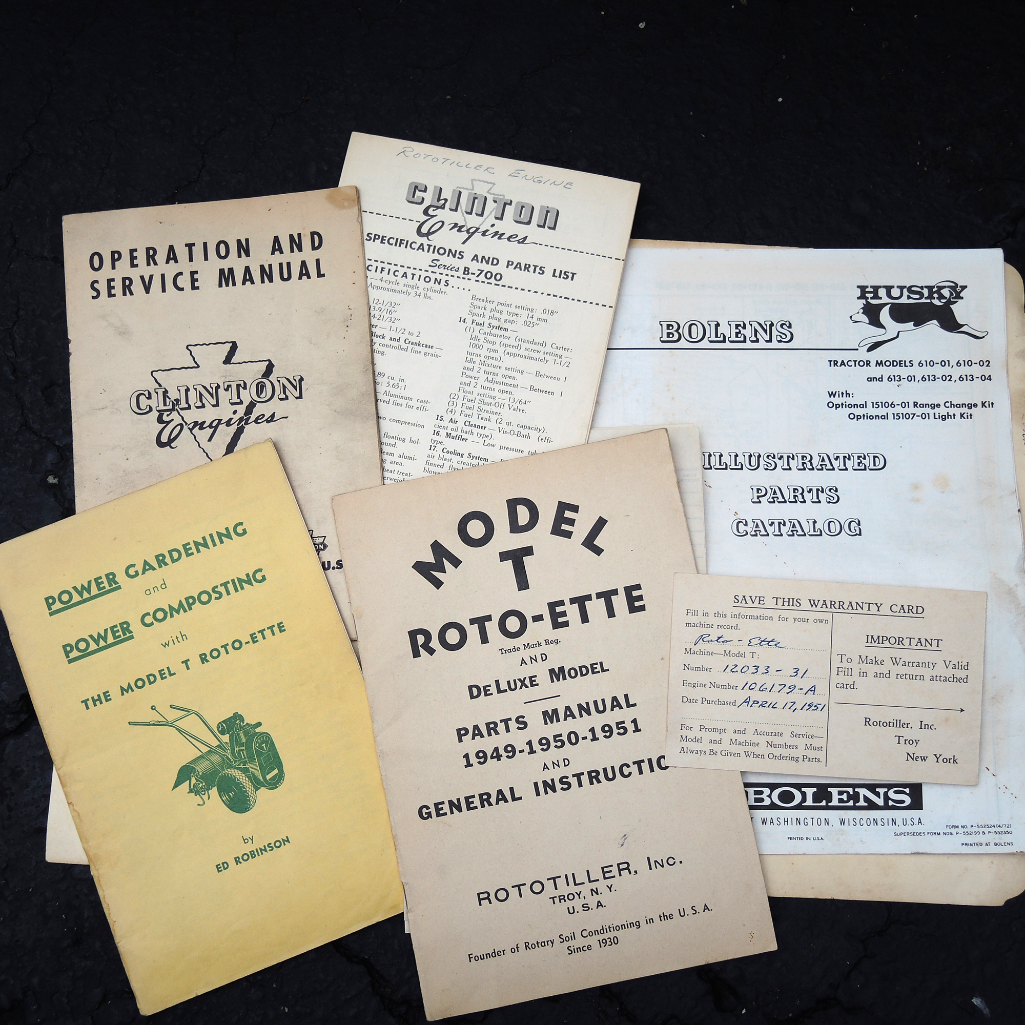 1951 Roto-Ette Model T Garden Tiller