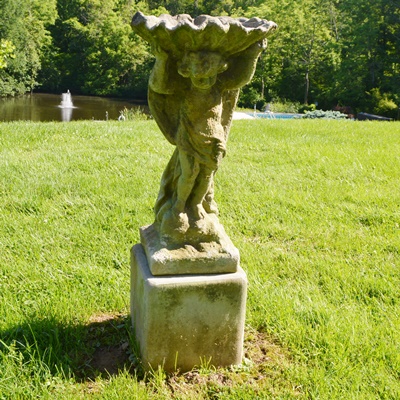 Concrete Angel Statue