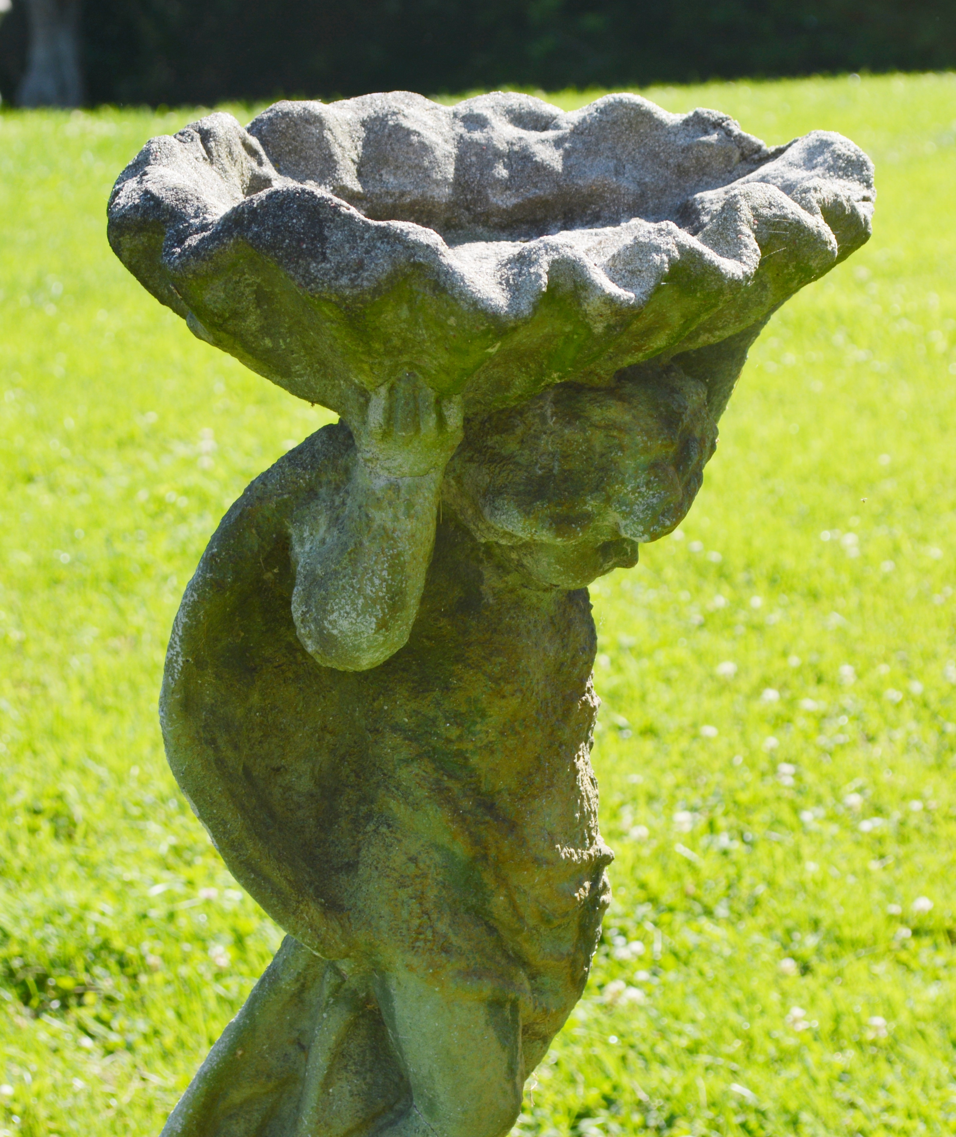 Concrete Angel Statue