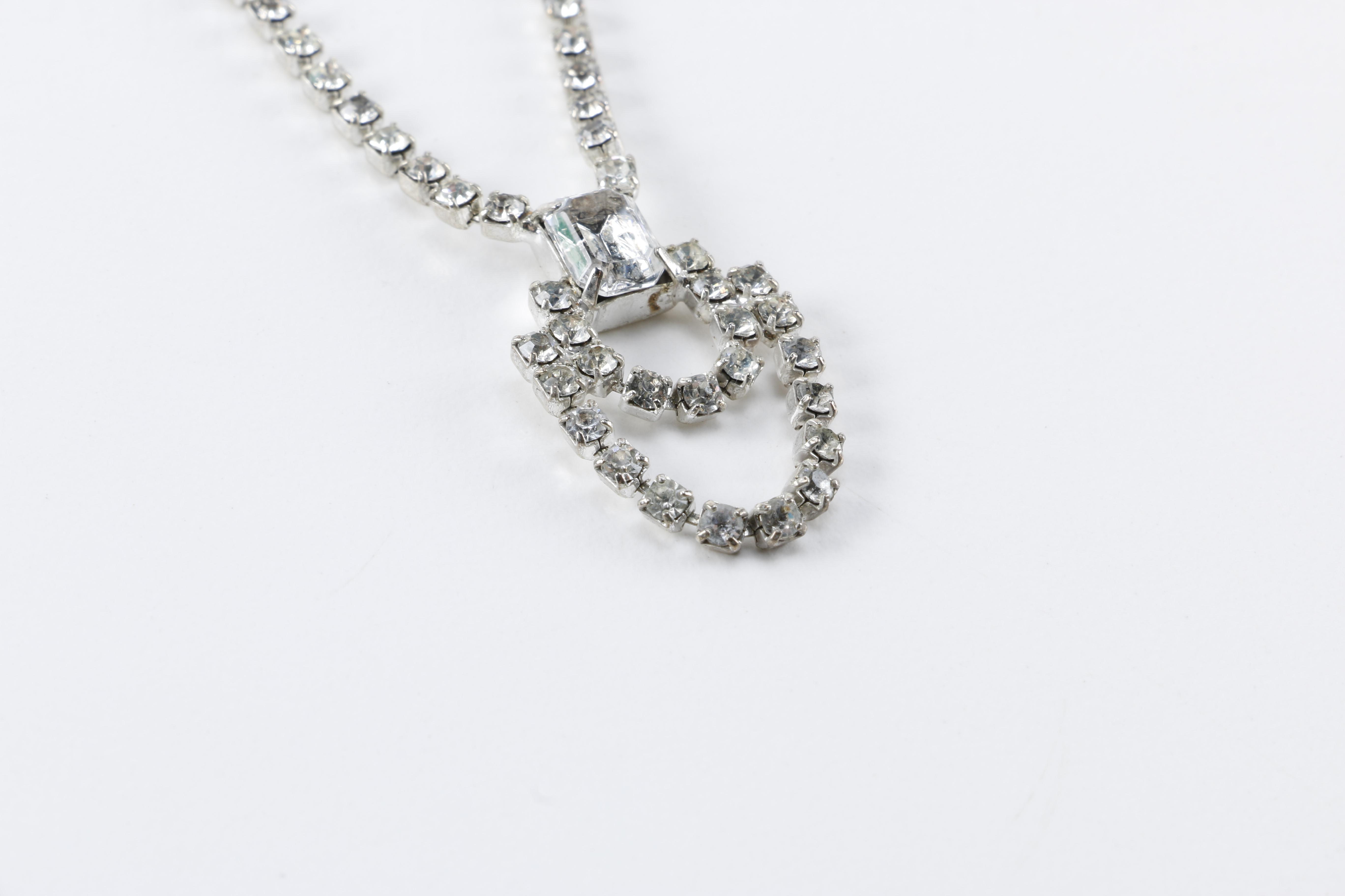 Costume Jewelry Including Rhinestones