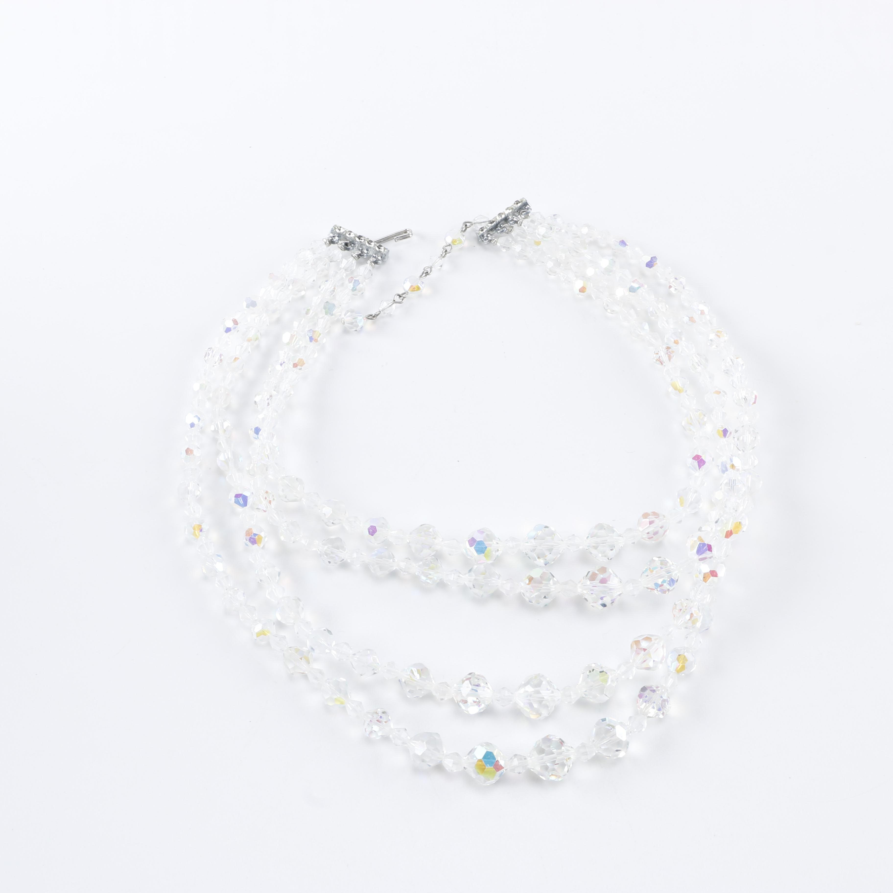 Costume Jewelry Including Rhinestones