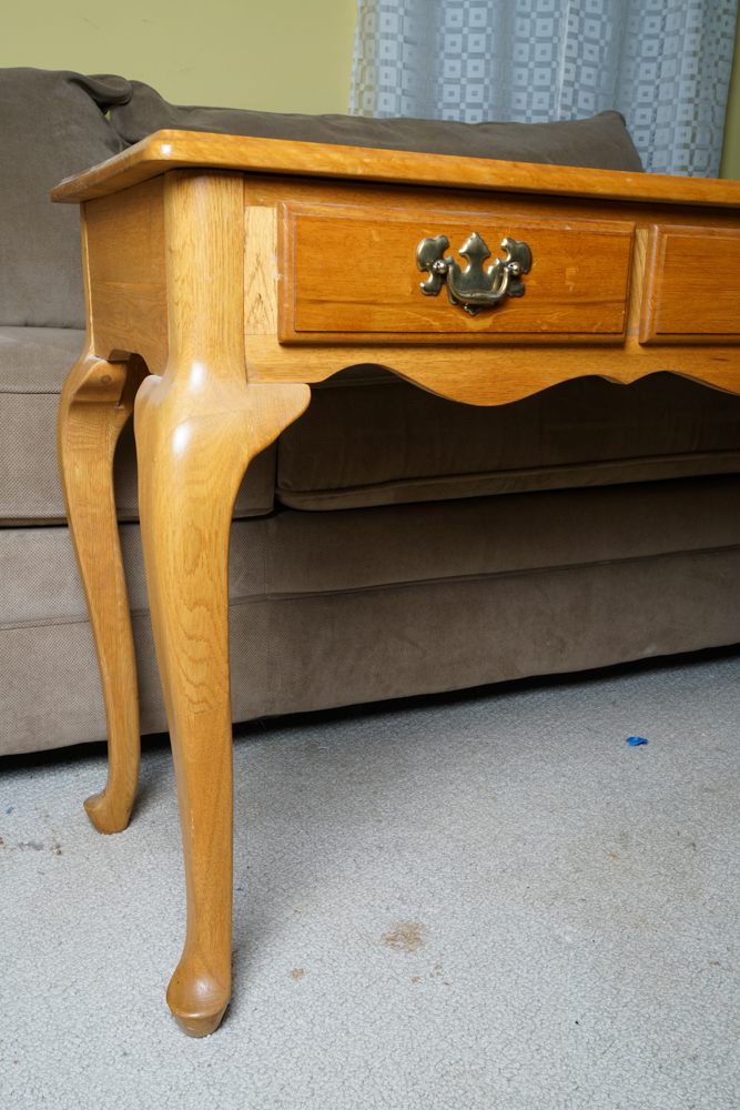 Queen Anne Style Sofa Table