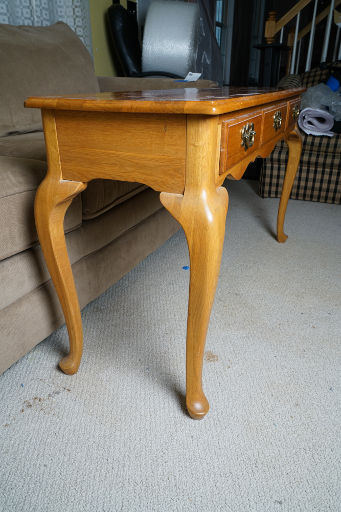 Queen Anne Style Sofa Table