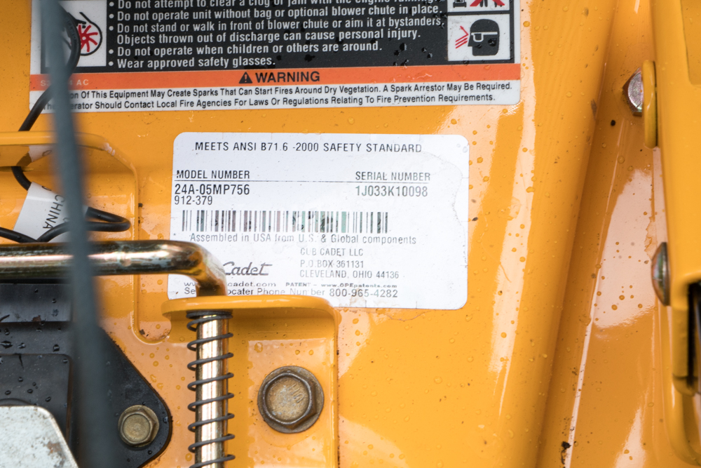 Cub Cadet CSV050 Chipper Shredder Vacuum