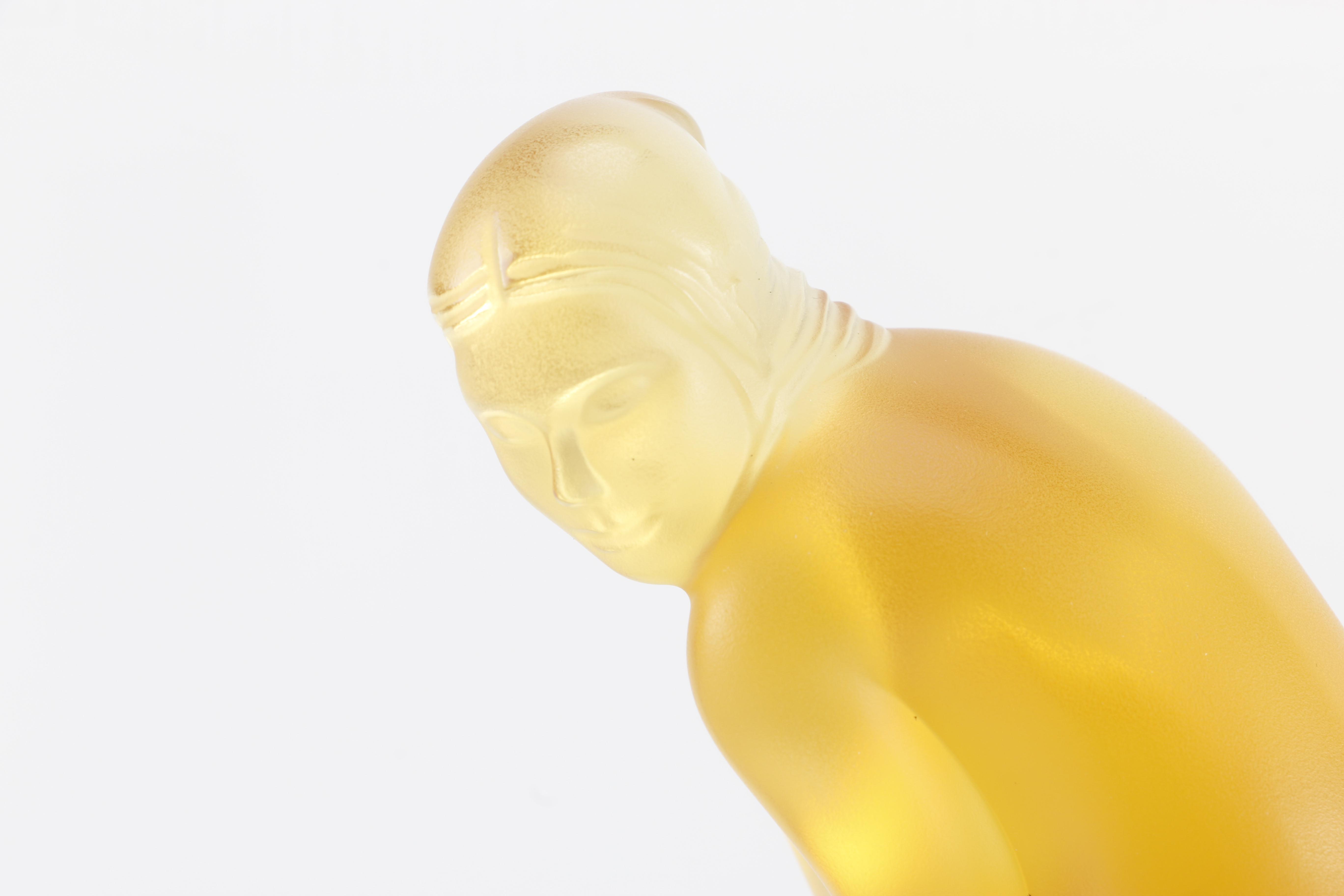 Limited Edition Lalique "Petite Nue Venus Amber" Figurine