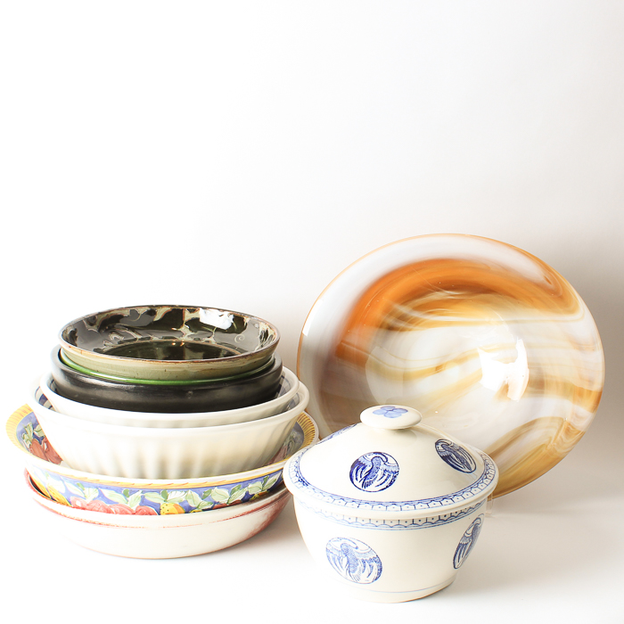 Assortment of Artisan and Ceramic Bowls