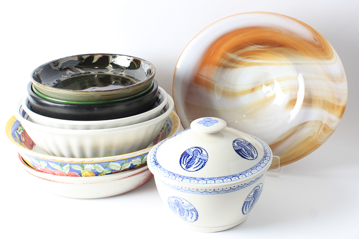 Assortment of Artisan and Ceramic Bowls
